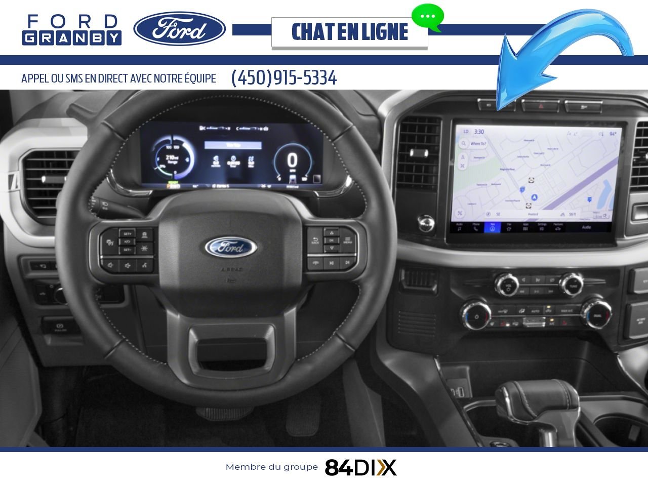 Ford F-150 Lightning 2025 Gris carbonisé métallisé Granby - photo #8