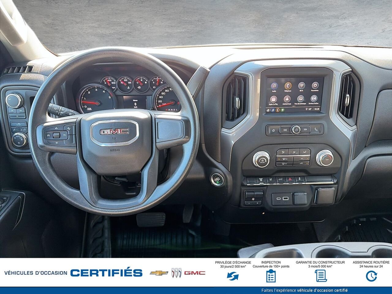 GMC Sierra 2500HD Pro cabine multiplace 4RM 172 po 2024 Gris Montmagny - photo #8