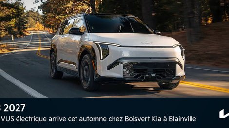 Kia EV3 2027 : le nouveau VUS électrique arrive cet automne chez Boisvert Kia à Blainville