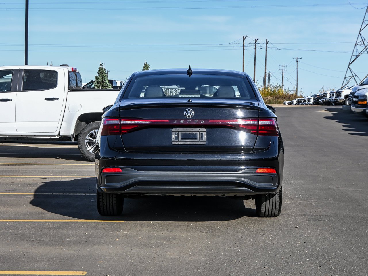 2025 Volkswagen Jetta Comfortline Auto Black Sherwood Park - photo #11