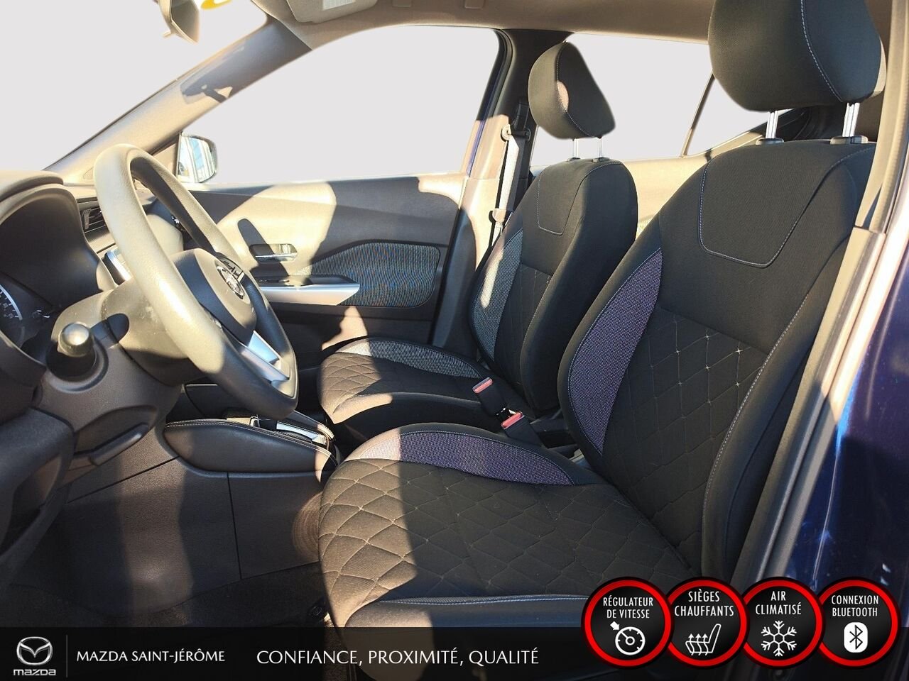 Nissan Kicks SV | JAMAIS ACCIDENTÉ | SIÈGES CHAUFFANTS | APPLE CARPLAY | DÉMARREUR À DISTANCE 2020 Bleu Saint-Jérôme - photo #16