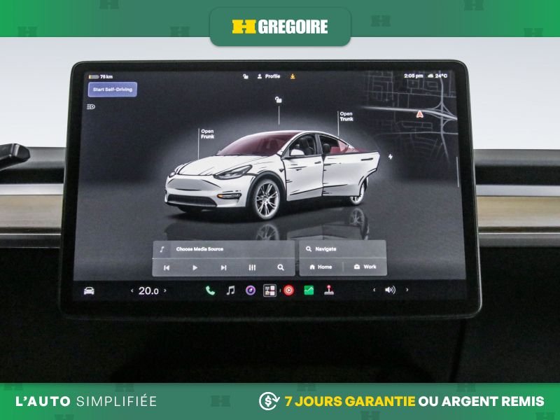 Tesla Model Y 2023 Blanc Saint-Eustache - photo #21