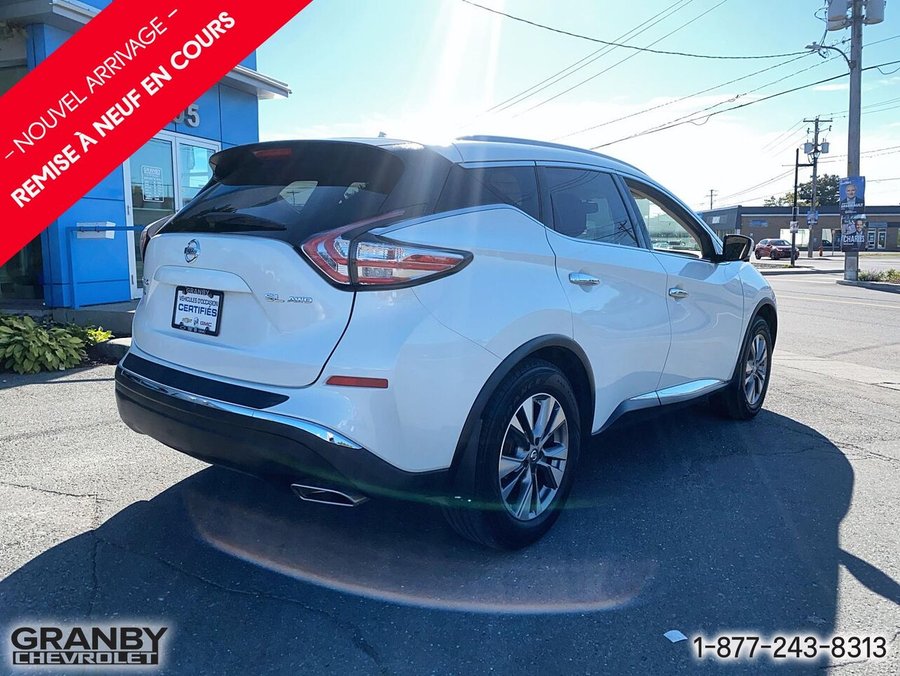 2015 Nissan Murano Traction intégrale 4 portes SL White