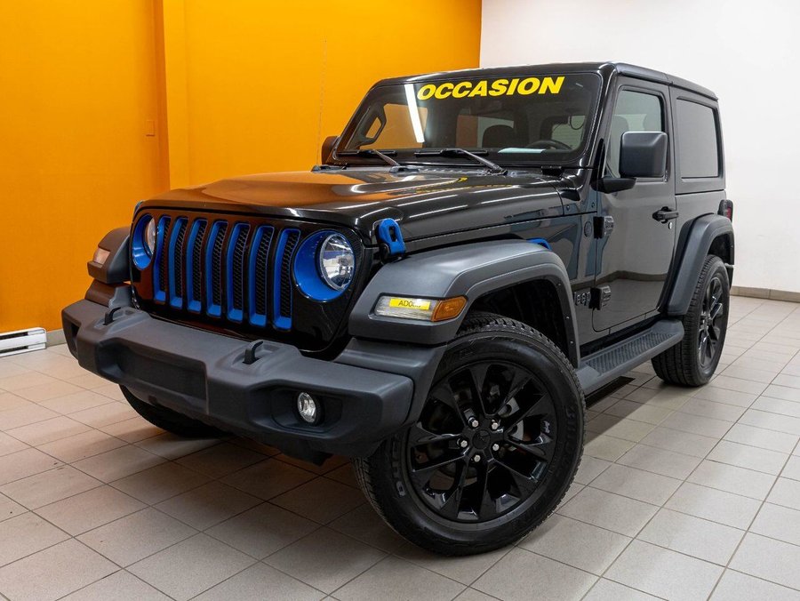 Jeep Wrangler SPORT S 4X4 V6 *NAV* SIÈGES CHAUFF CARPLAY ALPINE 2021 Noir