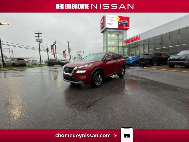 Nissan Rogue S 2.5L AWD Mag Caméra Cruise à partir 2.99% 2023 Rouge
