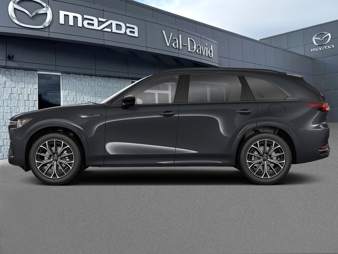 2026 Mazda CX-70 PHEV GT TI, 7 PLACES, CUIR, HYBRIDE Jet Black Mica Val-David - photo #1