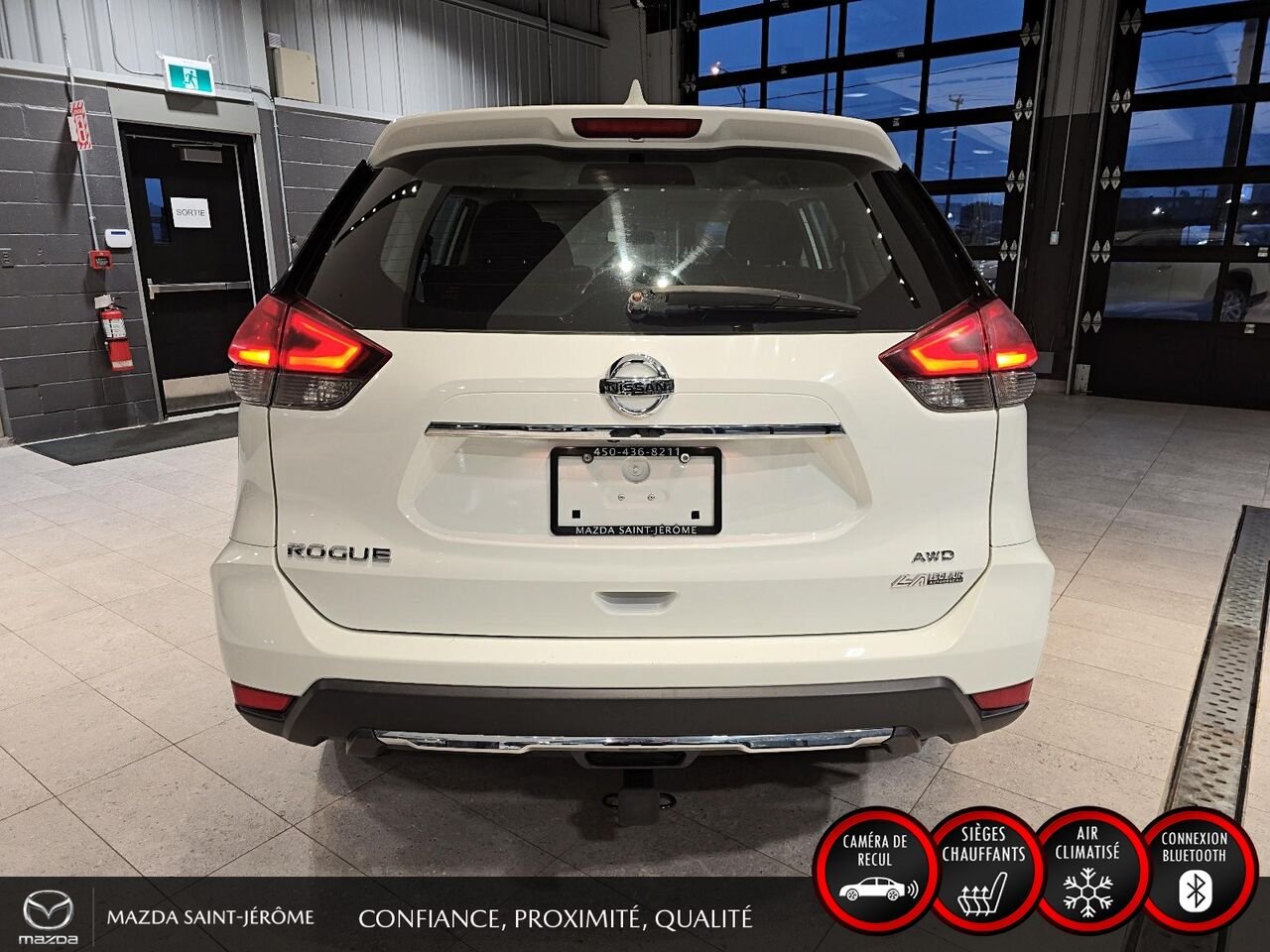 2017 Nissan Rogue AWD | 99 533 KM | CAMÉRA DE RECUL | GROUPE COMMODITÉ White Saint-Jérôme - photo #6