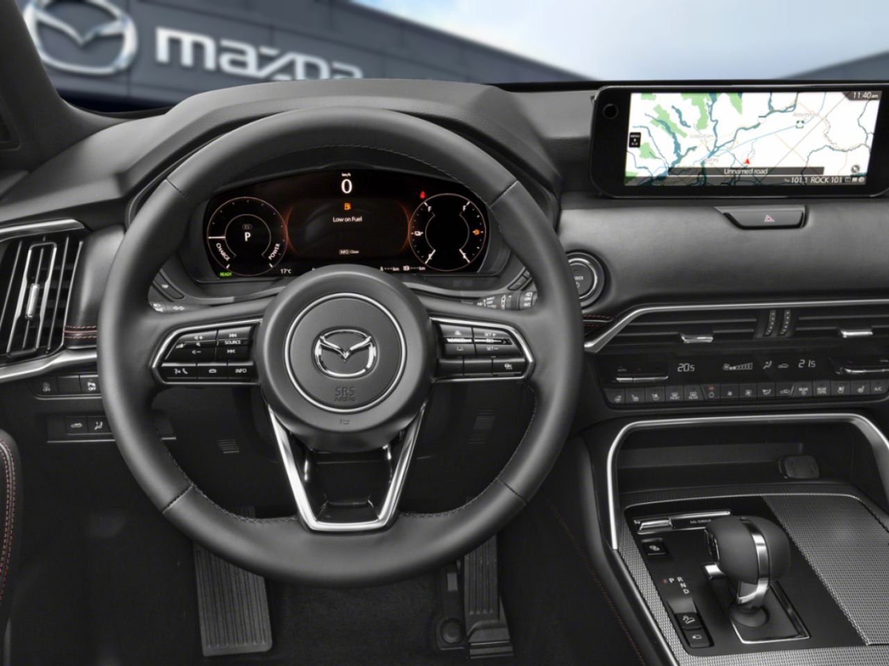 2026 Mazda CX-90 hybride rechargeable GT, hybride léger 48 V, 6 cyl. turbo 3,3 L, 280 ch, i-ACTIV AWD, sièges avant ventilés, sièges Black Val-David - photo #9