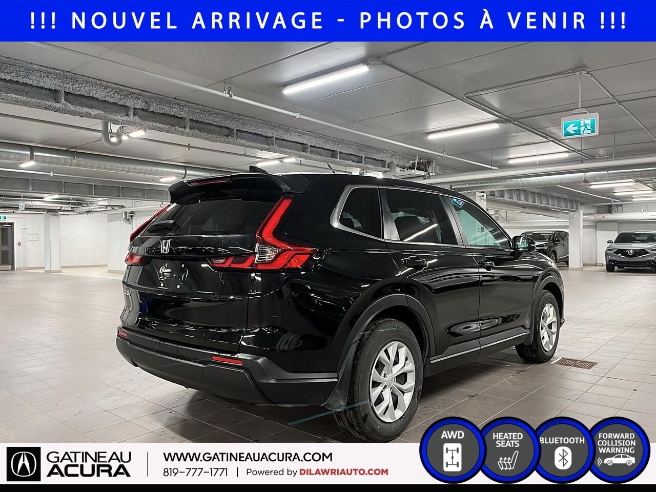 Honda CR-V LX AWD 2024 Noir Gatineau - photo #4