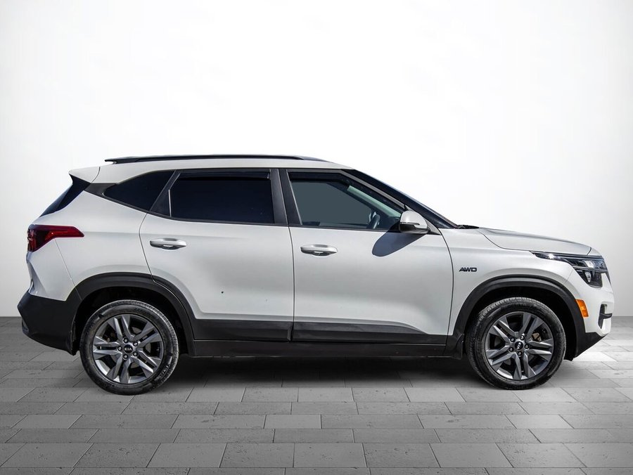 2021 Kia Seltos LX AWD CAMERA SIEGES CHAUFFANT ANTIVOL MAGS White