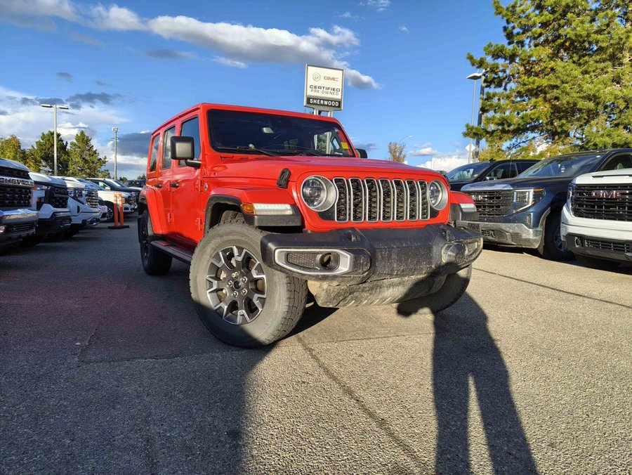 2024 Jeep Wrangler Unlimited Sahara V6 Auto 4X4 | Technology/Safety Packages Red
