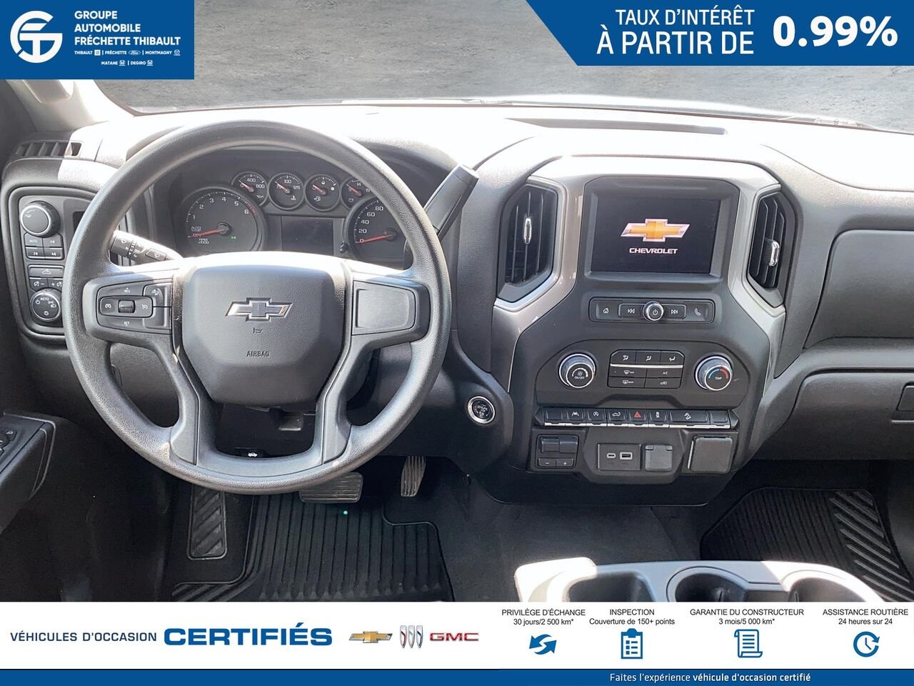 2025 CHEVROLET SILVERADO Custom Trail Boss cabine multiplace 4RM 157 po Grey Montmagny - photo #8