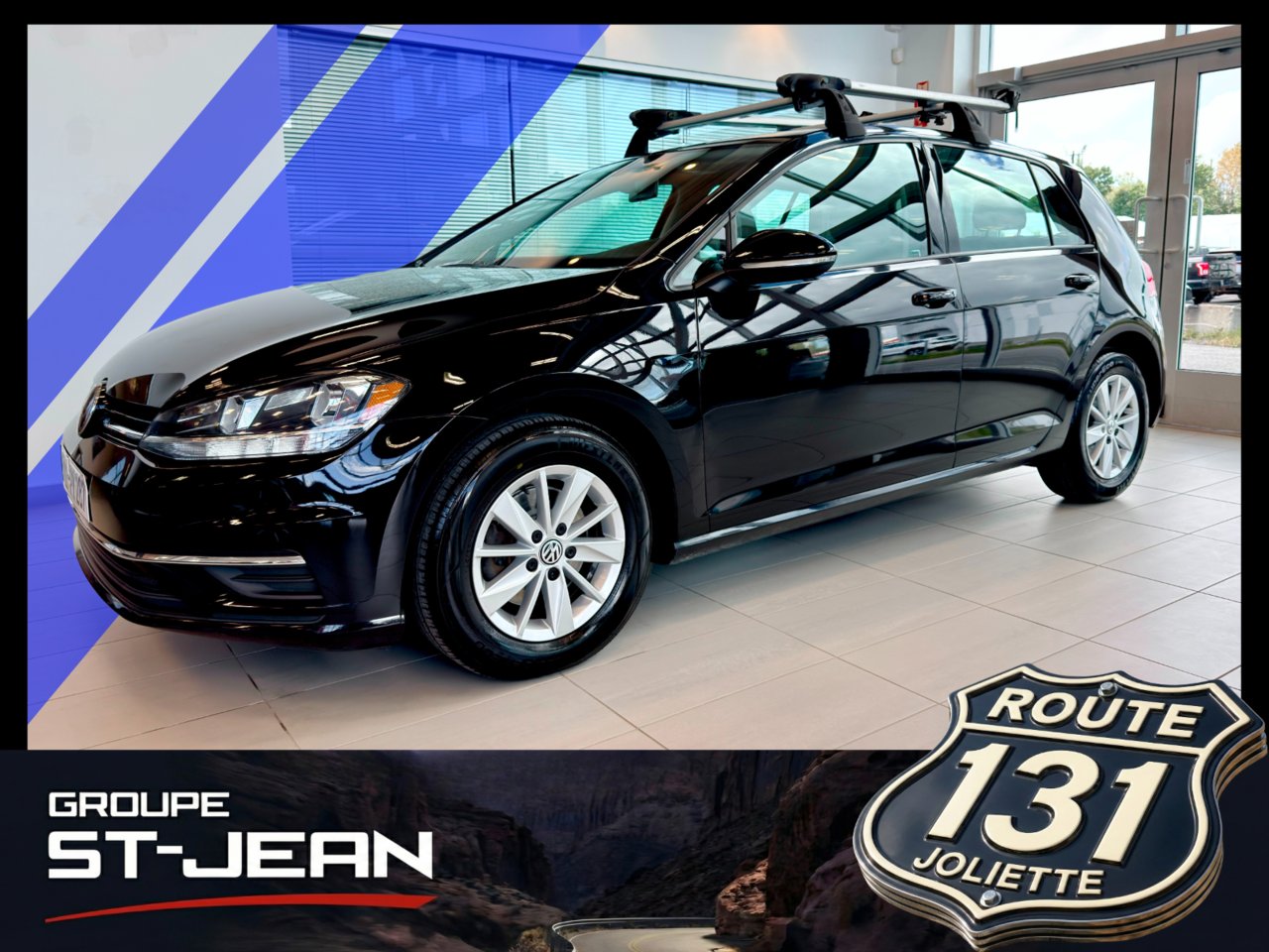 2019 Volkswagen Golf Black Notre-Dame-des-Prairies - photo #0