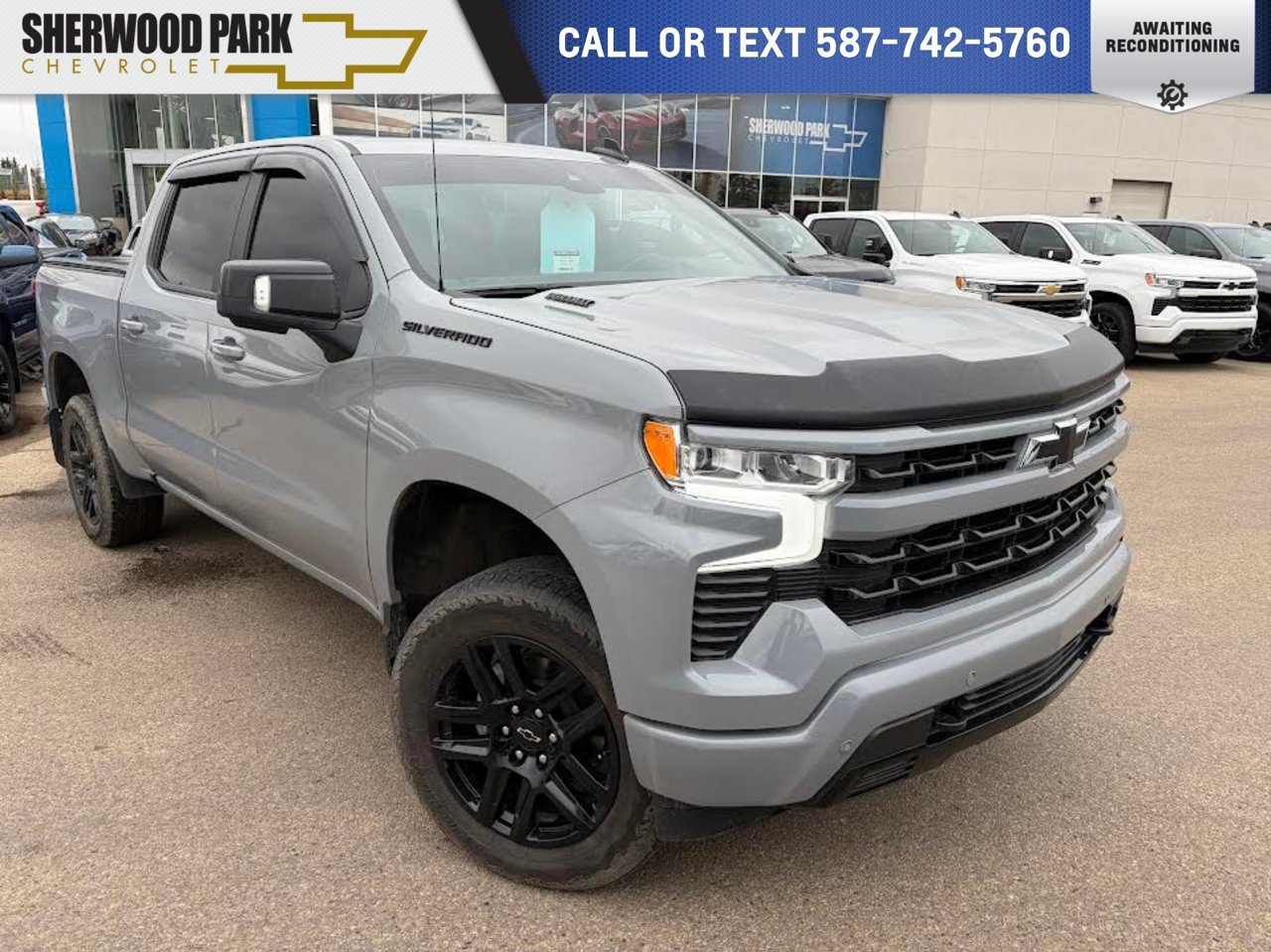 2024 Chevrolet Silverado 1500 4WD Crew Cab 147 RST Grey Sherwood Park - photo #0