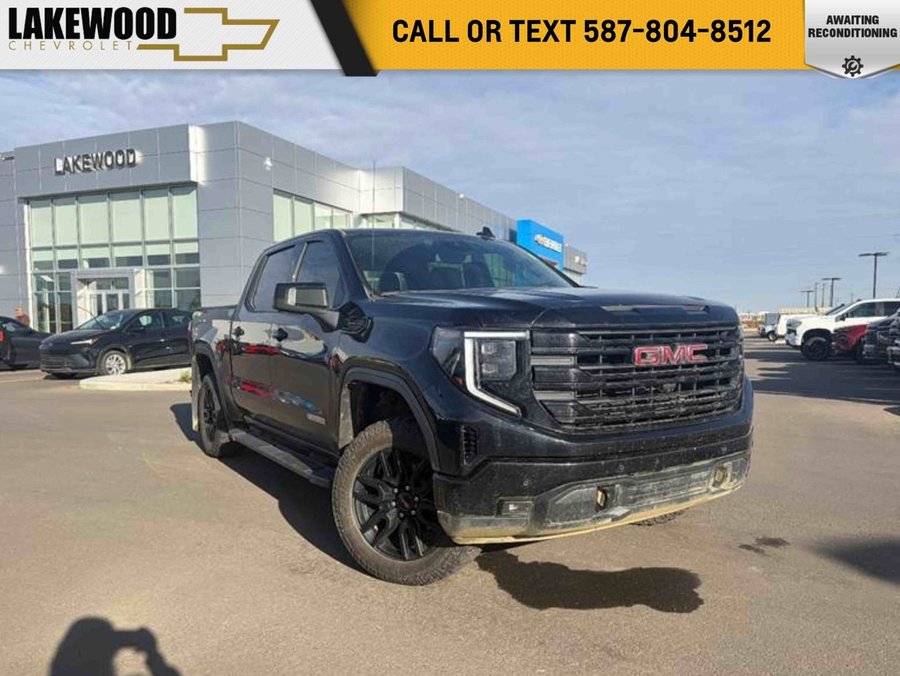 2025 GMC Sierra 1500 Elevation Premium 5.3L X31 | Heated Leather Bucket Seats Black