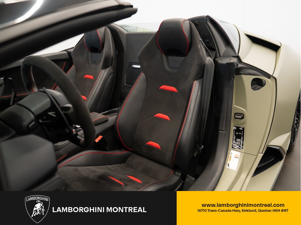 Lamborghini Huracan Evo RWD Spyder | Selezione 1 Year CPO | Wrapped (Original Paint Red) 2021 Vert Kirkland - photo #18