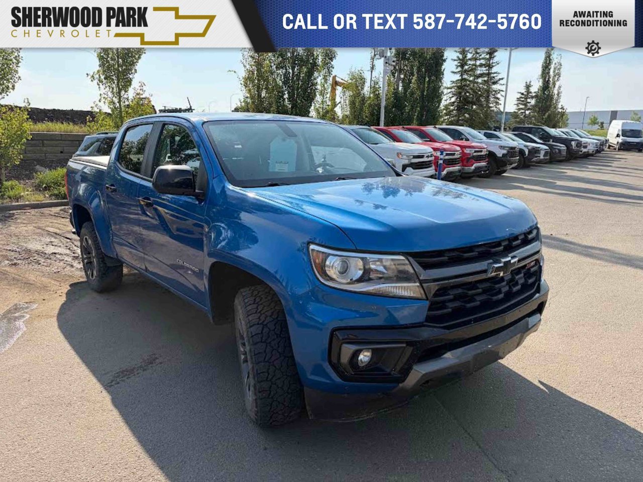 2021 Chevrolet Colorado 4WD Crew Cab 128 Z71 Blue Sherwood Park - photo #0
