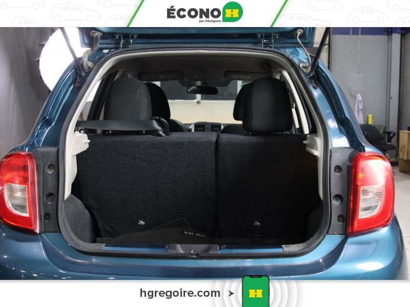 Nissan MICRA 822827 | S AUTO A/C GR ELECT 2018 Bleu Laval - photo #18