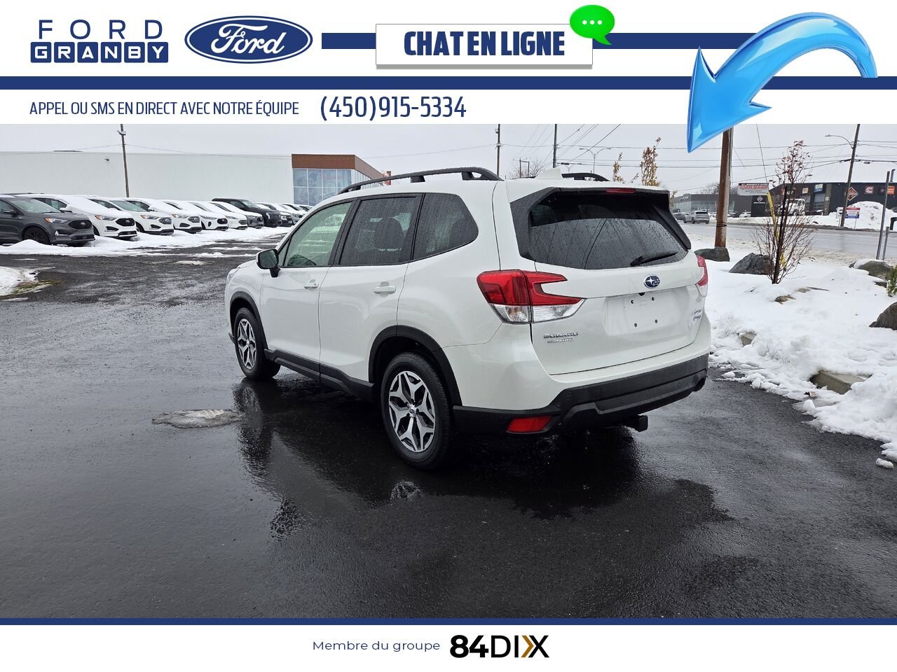 Subaru Forester 2023 Blanc Granby - photo #4