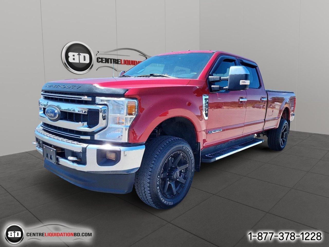 2020 Ford Super Duty F-250 SRW XLT cabine 6 places 4RM caisse de 8 pi | A8703 Red Granby - photo #0