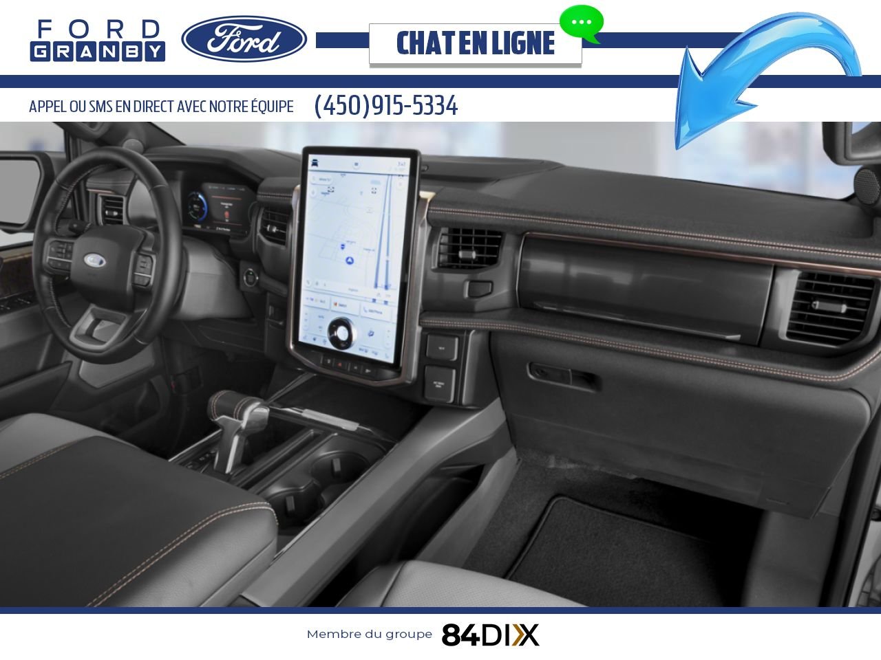 Ford F-150 Lightning 2025 Blanc astral métallisé trois couches Granby - photo #5