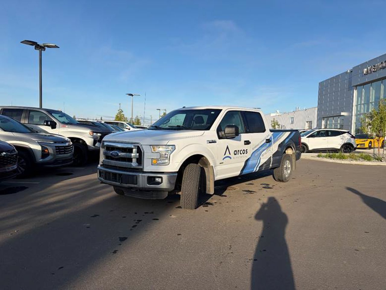 2016 Ford F-150 4WD SuperCrew 145 XLT White Sherwood Park - photo #2