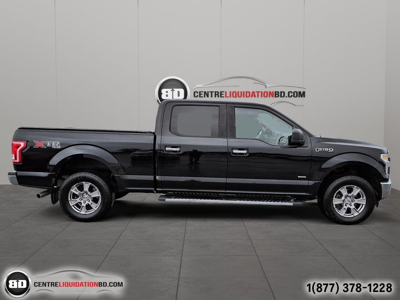 Ford F-150 Cab SuperCrew 4RM 157 po XLT | BD0241 2017 Noir Granby - photo #3