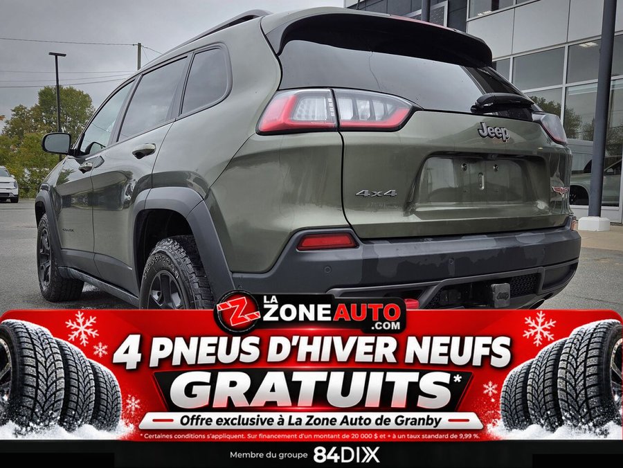 Jeep Cherokee Trailhawk 4x4 CAPACITÉ DE REMOQUAGE JUSQU'À 4500LB + JAMAIS ACCIDENTÉ 2021 Vert