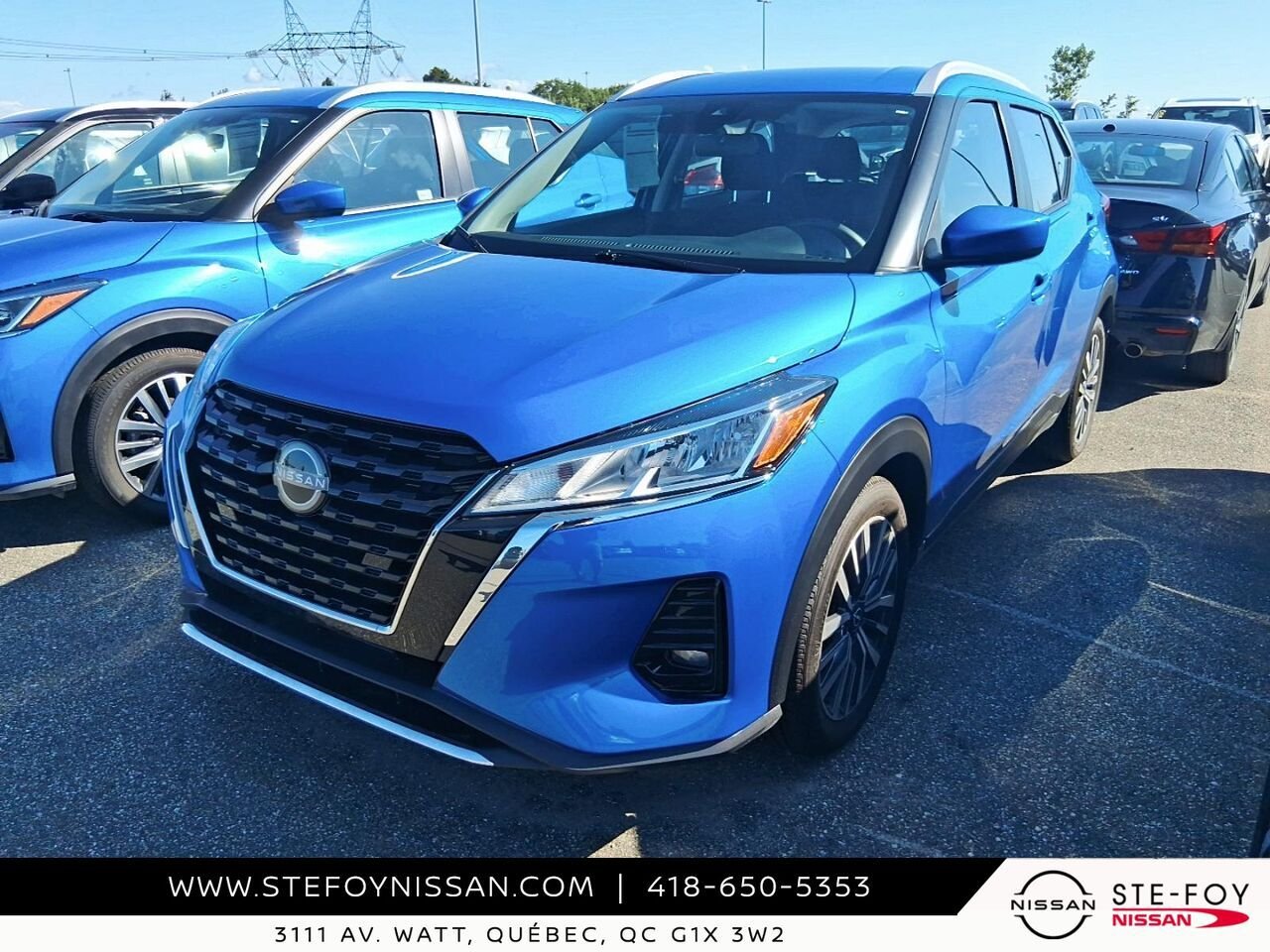Nissan Kicks SV TA 2021 Bleu Ste-Foy - photo #0