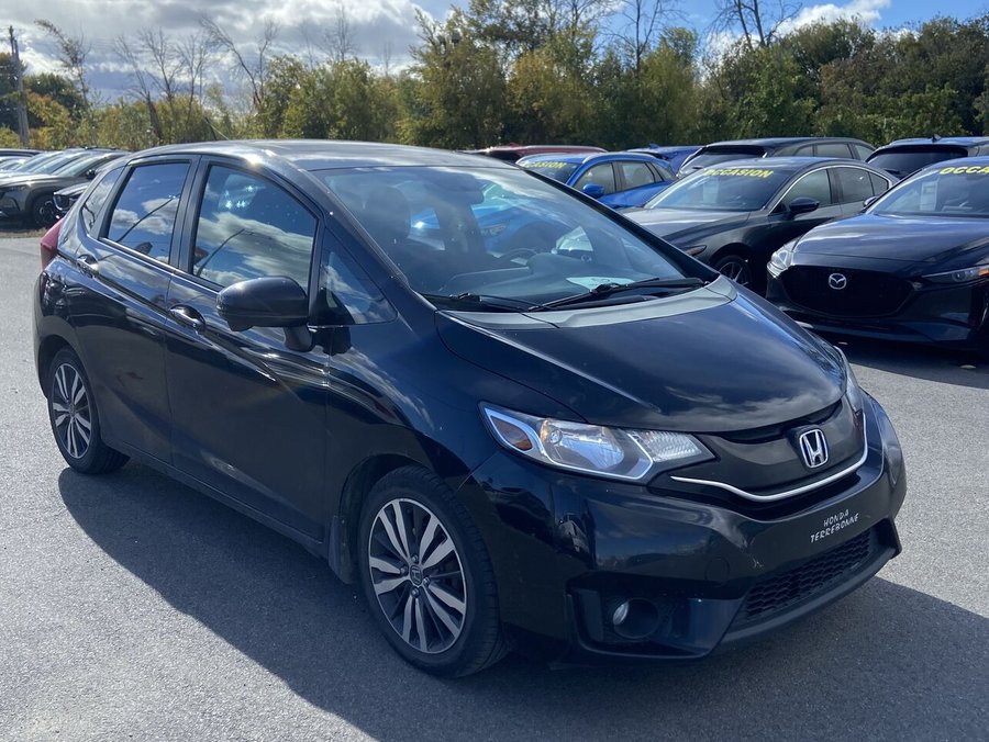 2015 Honda Fit EX | JAMAIS ACCIDENTÉ | TOIT | SIEGES CHAUFFANTS | GARANTIE 1 AN INCLUSE | *579-888-9954* TEXTOS Black