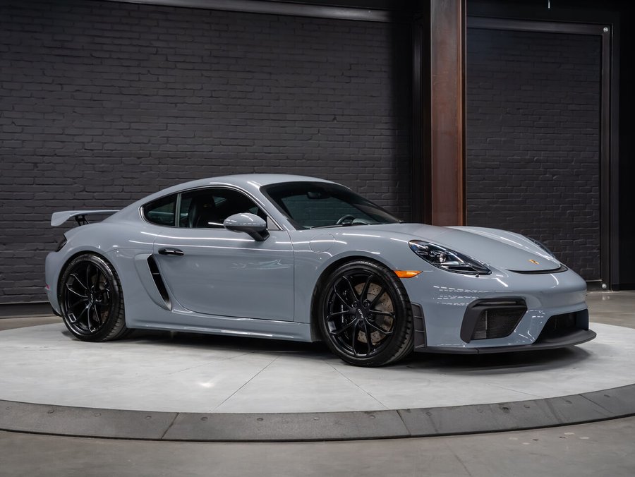 2023 Porsche 718 Cayman GT4 | Sport Chrono | Auto Rev Match | 6 Speed Manual Grey