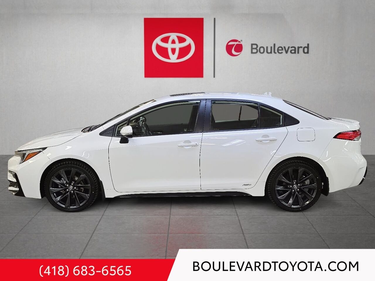 Toyota Corolla Hybride 100561A-114 | SE, AWD 2023 Blanc Québec - photo #6