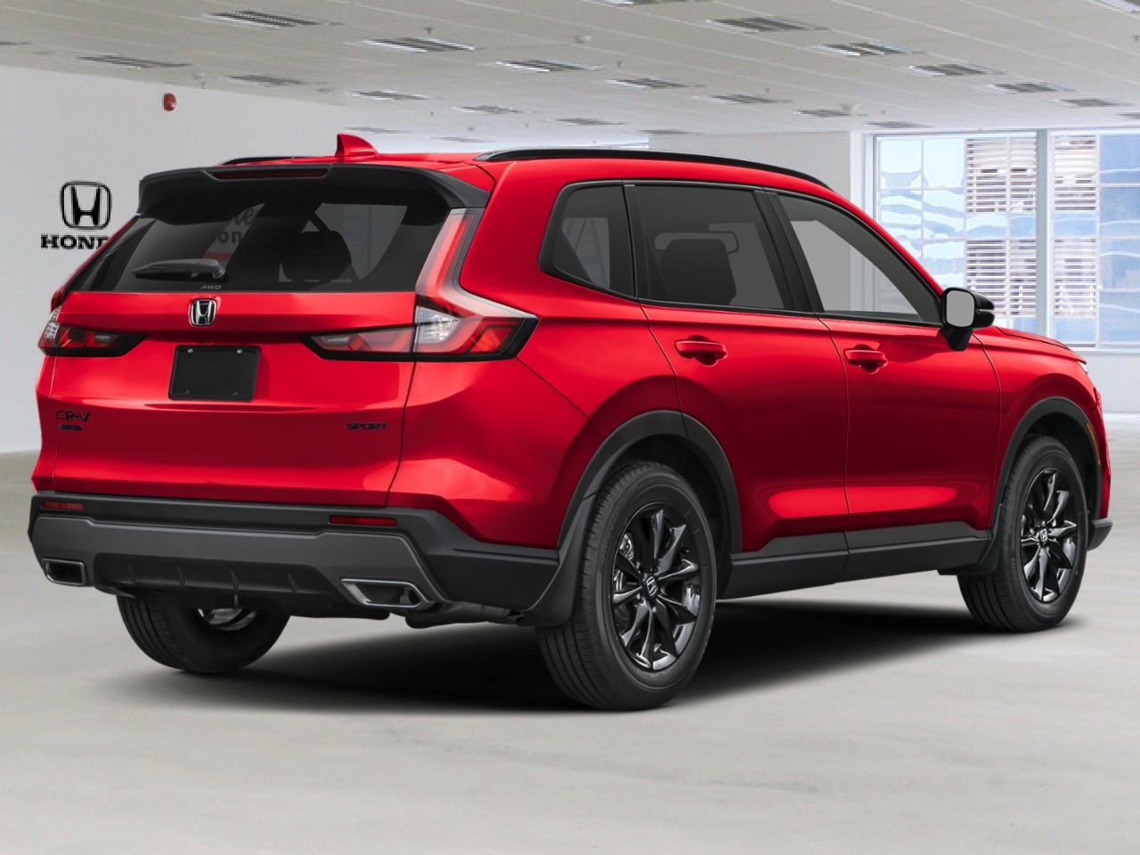 Honda CR-V hybride Sport Traction Intégrale 2026 Rouge Gatineau - photo #2