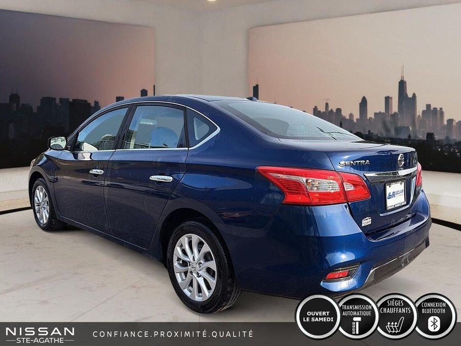 2019 Nissan Sentra SV | AUTOMATIQUE | CLIMATISATION | GROUPE ÉLECTRIQUE | 110 719 KM Blue
