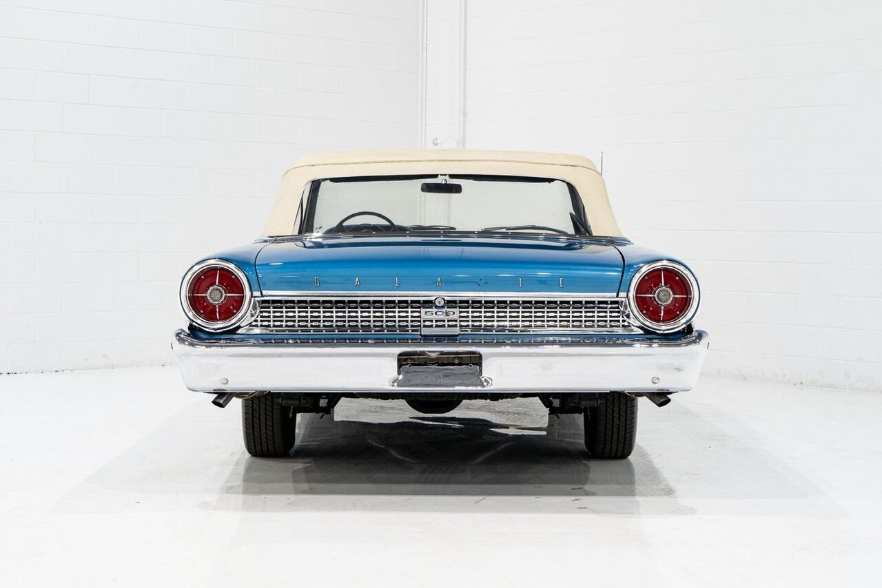 1963 Ford Galaxie 500 *PRIX EN USD* 406 Cu In TriPower 4-Speed Convertible Blue Montreal - photo #33