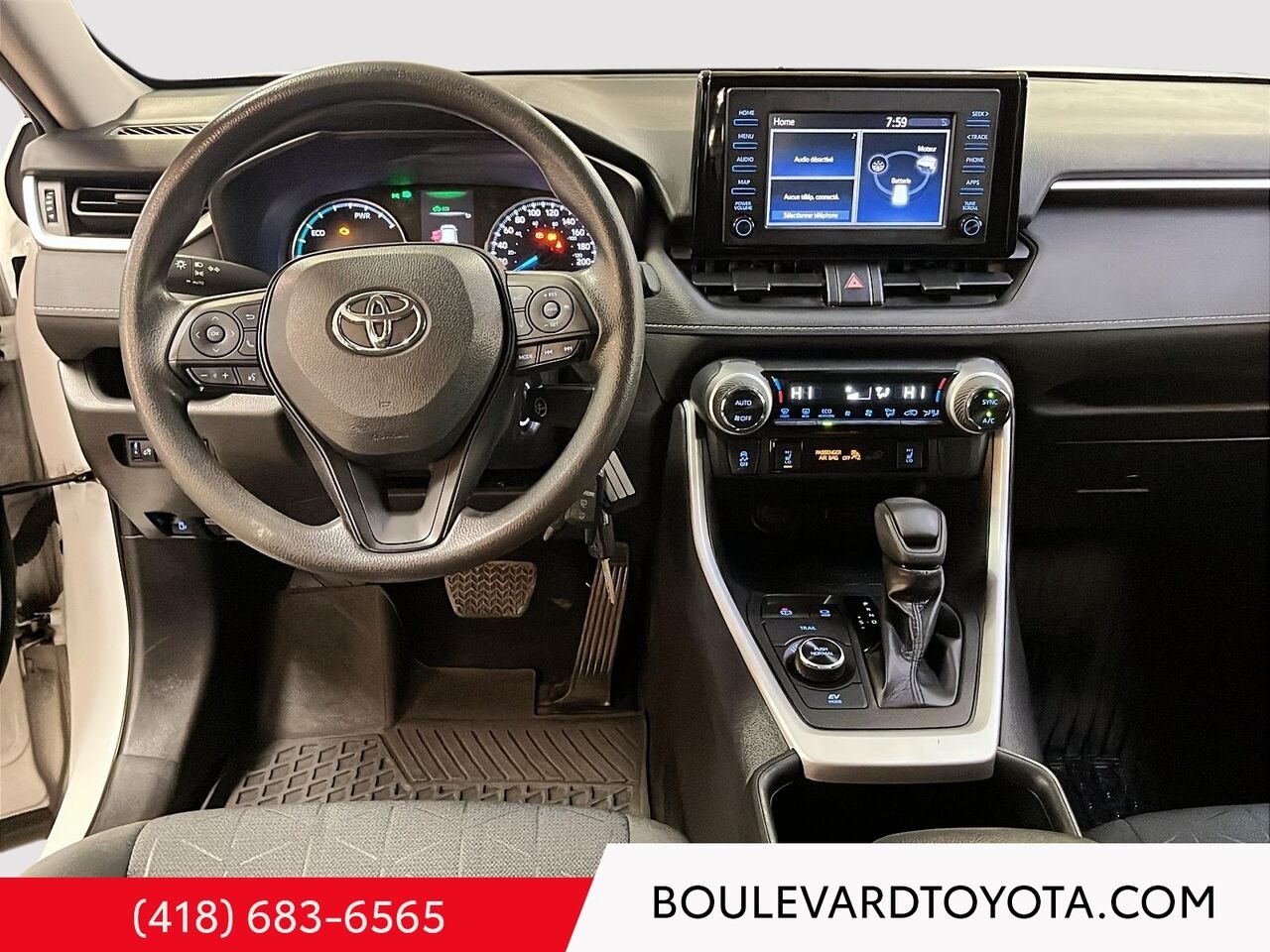 Toyota RAV4 Hybride 100742A-86 | LE, AWD 2022 Blanc Québec - photo #16