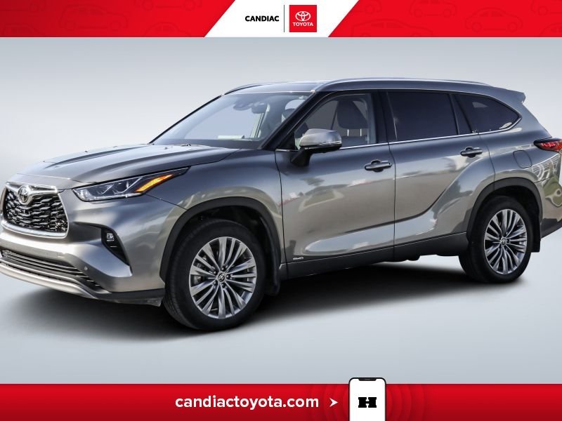 2026 Toyota Highlander Hybrid Limited Platinium AWD - CUIR - TOIT PANORAM Grey