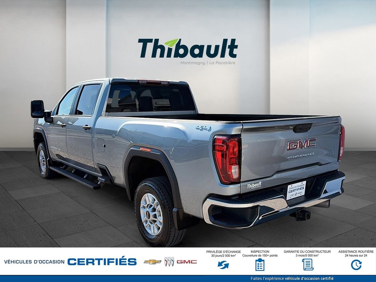 GMC Sierra 2500HD Pro cabine multiplace 4RM 172 po 2024 Gris Montmagny - photo #3