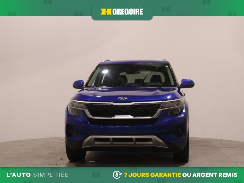 Kia Seltos 822928 | EX AWD AUTO AC CUIR TOIT MAGS CAM RECUL BLEUTOOTH 2021 Bleu Laval - photo #1