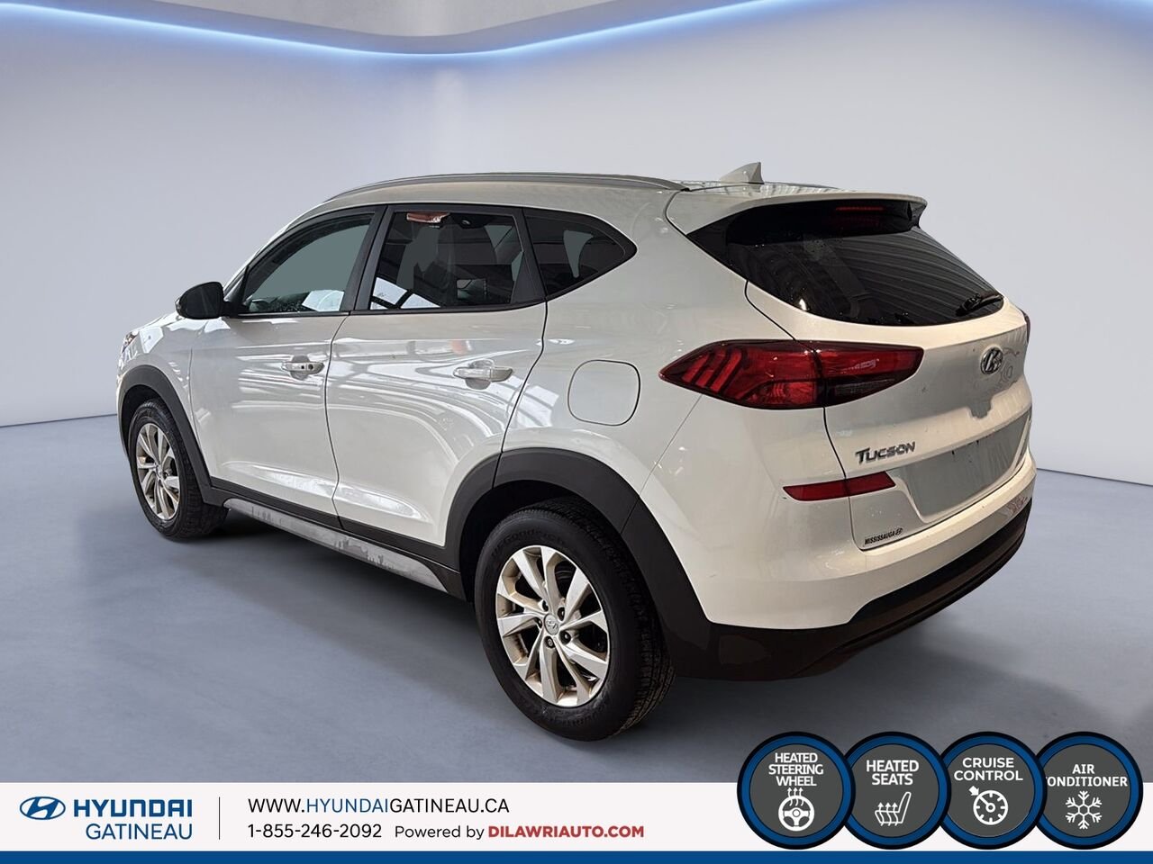 2021 Hyundai Tucson White Gatineau - photo #3