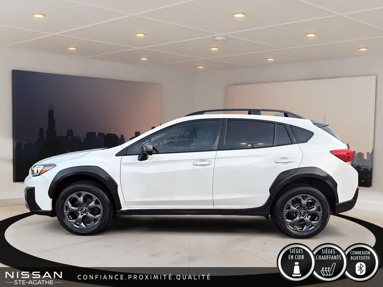 Subaru Crosstrek AWD|JAMAIS ACCIDENTÉ|CUIR 2022 Blanc Saint-Jérôme - photo #5