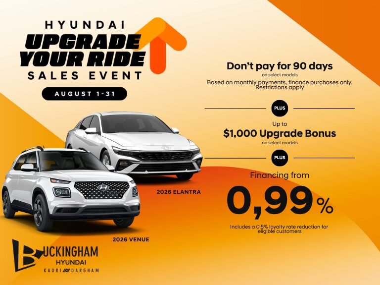 Upgrade Your Ride Sales Event