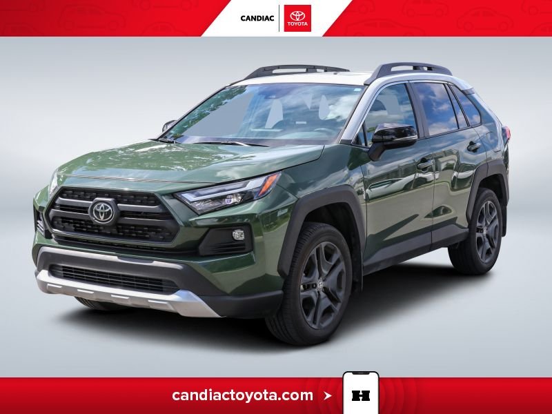 2024 Toyota Rav 4 Trail AWD - CUIR - TOIT OUVRANT - MAGS Green