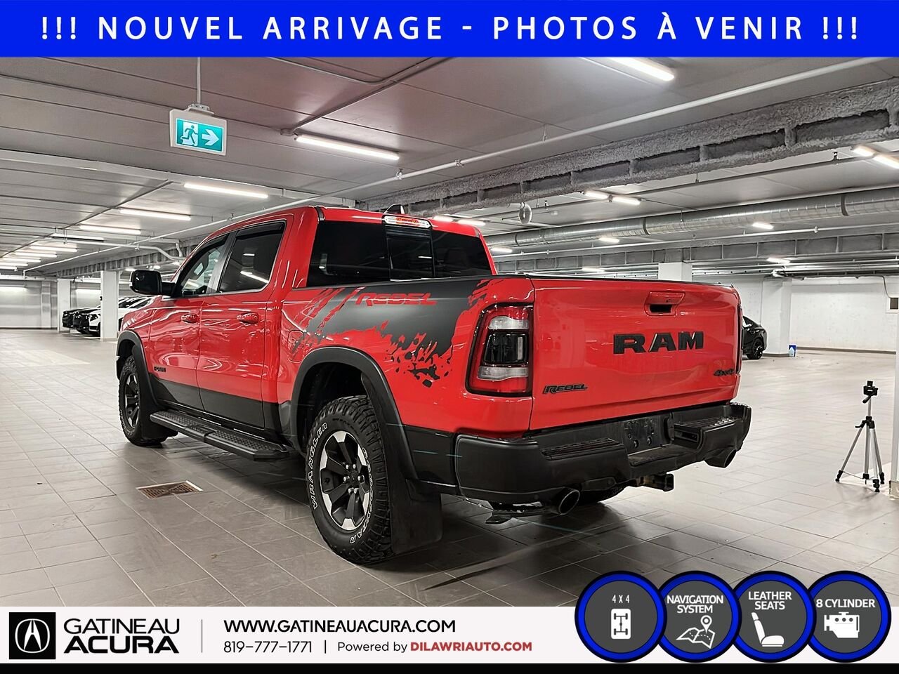 Ram 1500 Rebel Crewcab 4x4 2022 Rouge Gatineau - photo #7