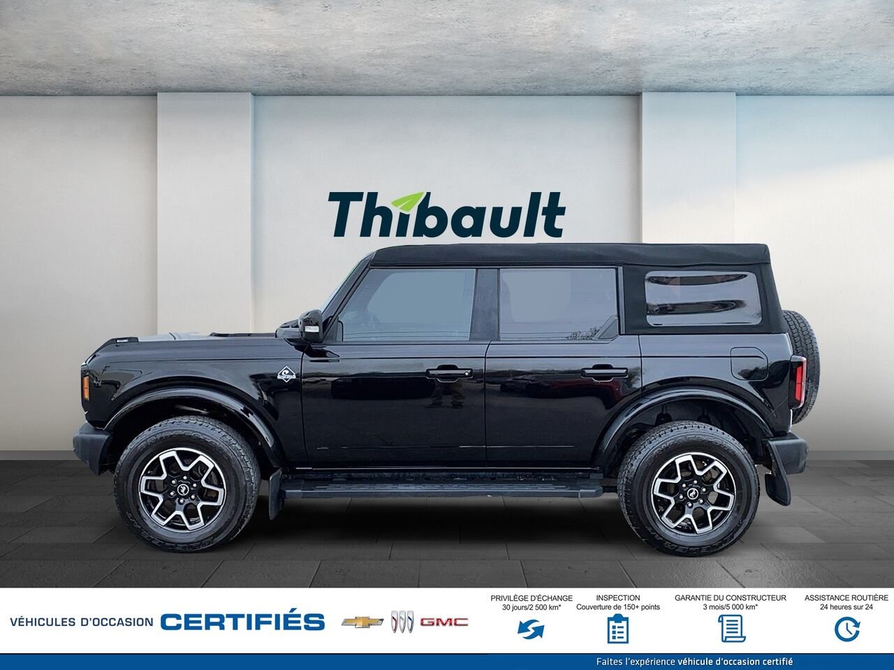 2023 Ford BRONCO Outer Banks Outer Banks 4 portes 4x4 Black Montmagny - photo #4
