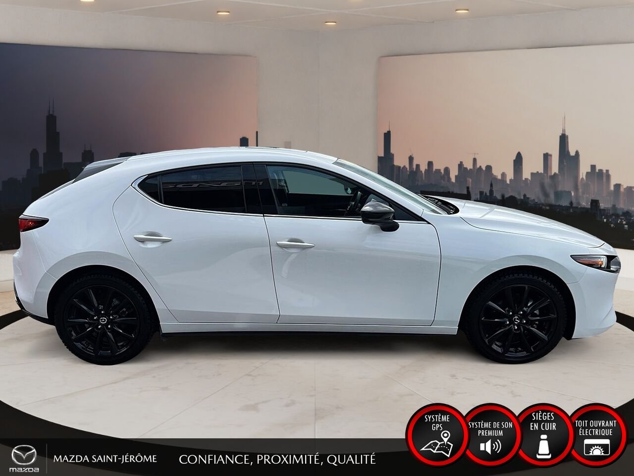 2025 Mazda Mazda3 Sport White Ste-Agathe des Monts - photo #4