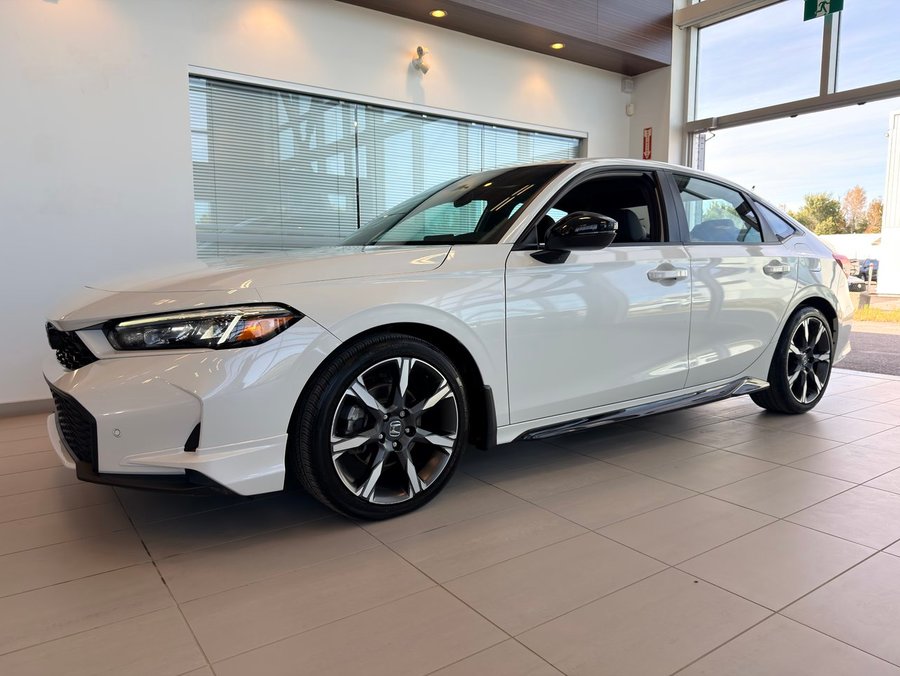 2025 Honda Civic Sedan Hybrid SPORT TOURING White