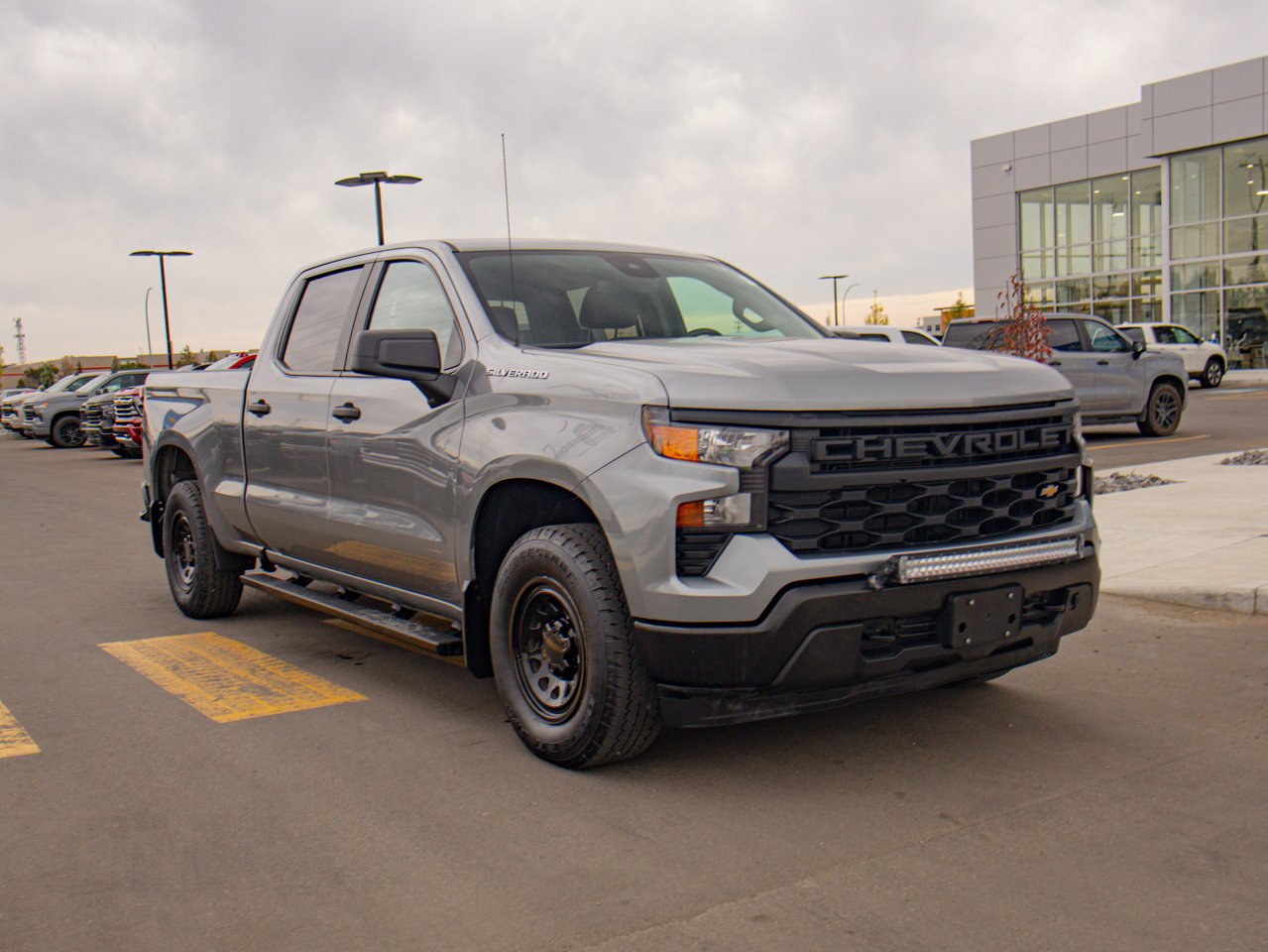 2023 Chevrolet Silverado 1500 4WD Crew Cab 147 Work Truck Grey Sherwood Park - photo #12
