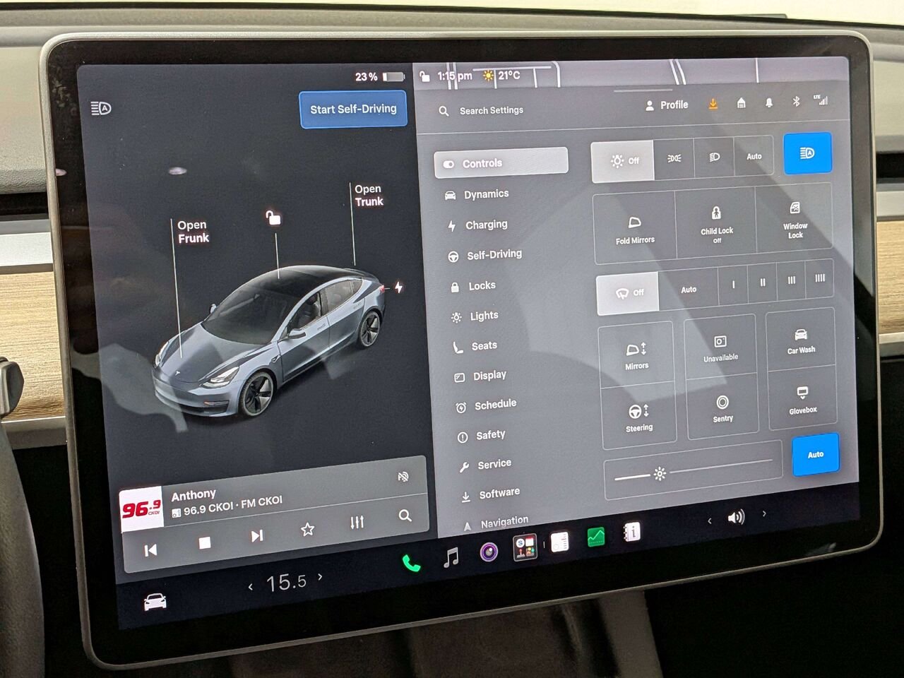 Tesla Model 3 2021 Gris Val-David - photo #25