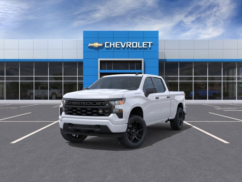 CHEVROLET Silverado 1500 K1500 SILVERADO CREW CAB CUSTOM STD/BOX (1CX) 2026 BLANC SOMMET
